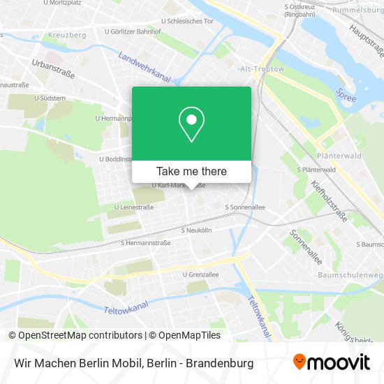 Карта Wir Machen Berlin Mobil