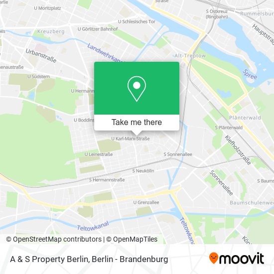 Карта A & S Property Berlin