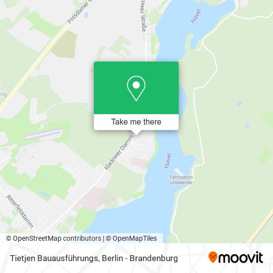 Tietjen Bauausführungs map