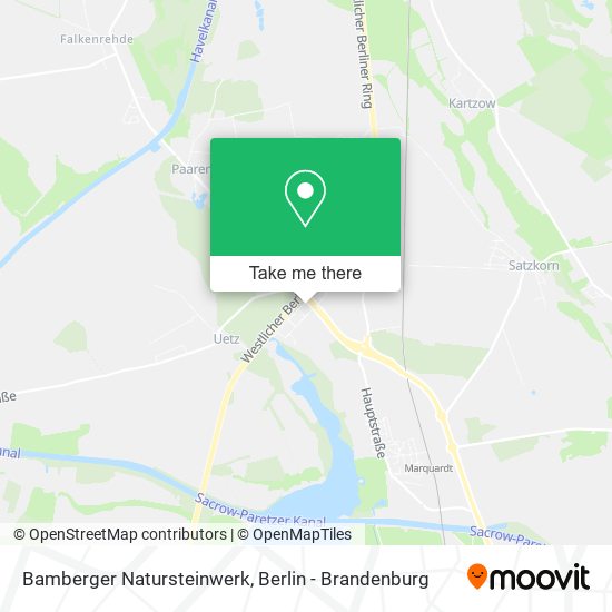 Bamberger Natursteinwerk map