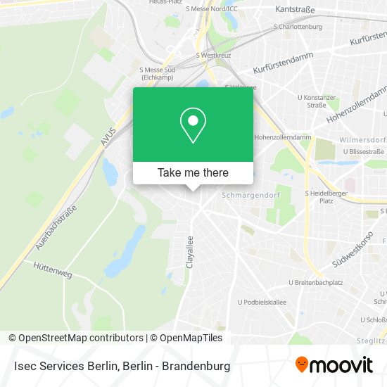 Isec Services Berlin map