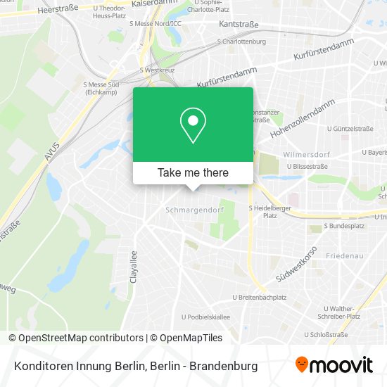 Konditoren Innung Berlin map