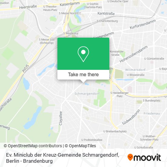 Ev. Miniclub der Kreuz-Gemeinde Schmargendorf map