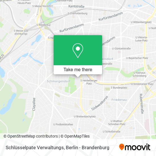 Schlüsselpate Verwaltungs map