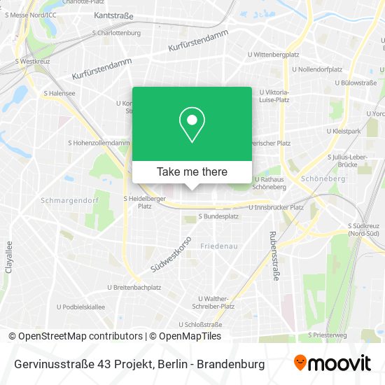 Gervinusstraße 43 Projekt map