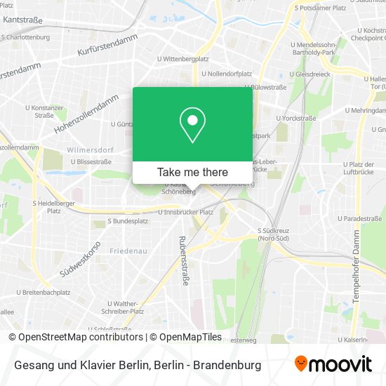 Gesang und Klavier Berlin map