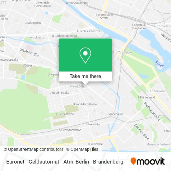 Euronet - Geldautomat - Atm map