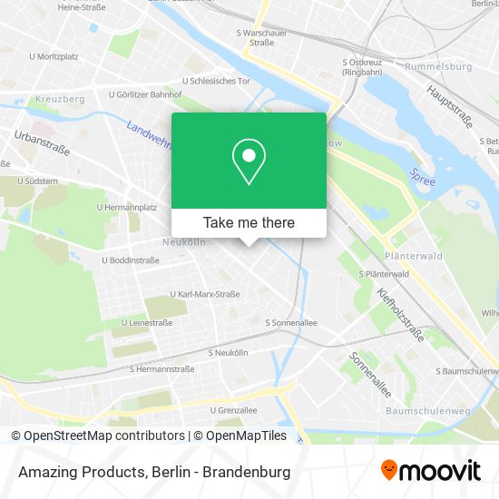 Amazing Products map