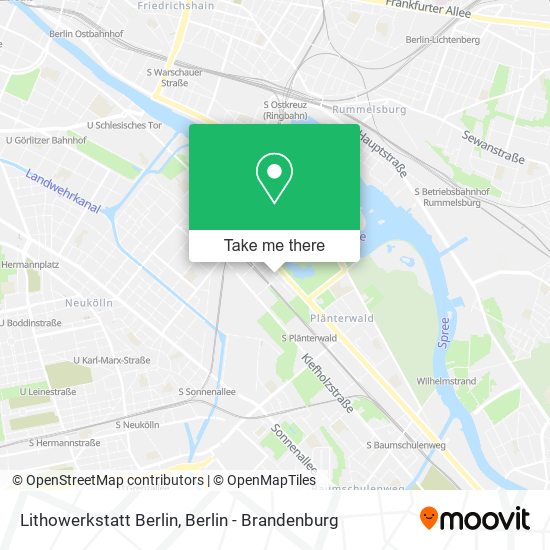 Lithowerkstatt Berlin map