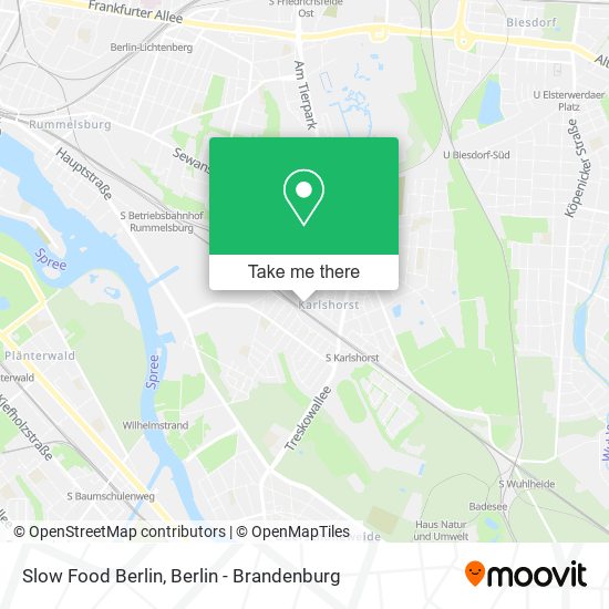 Slow Food Berlin map