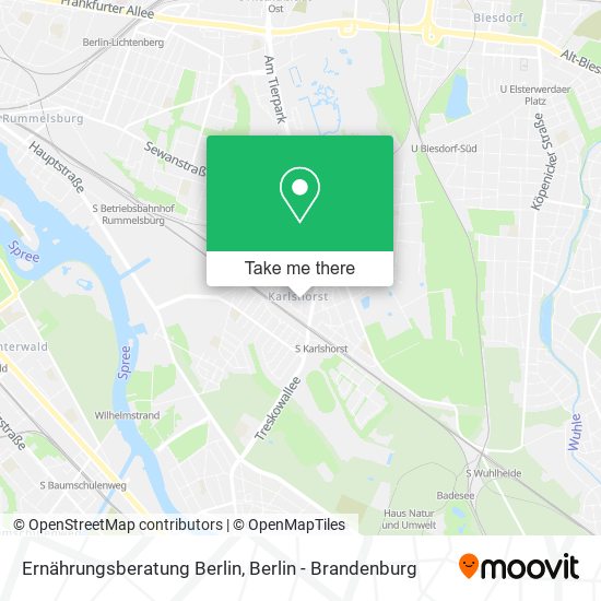 Ernährungsberatung Berlin map