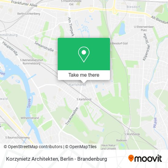 Korzynietz Architekten map