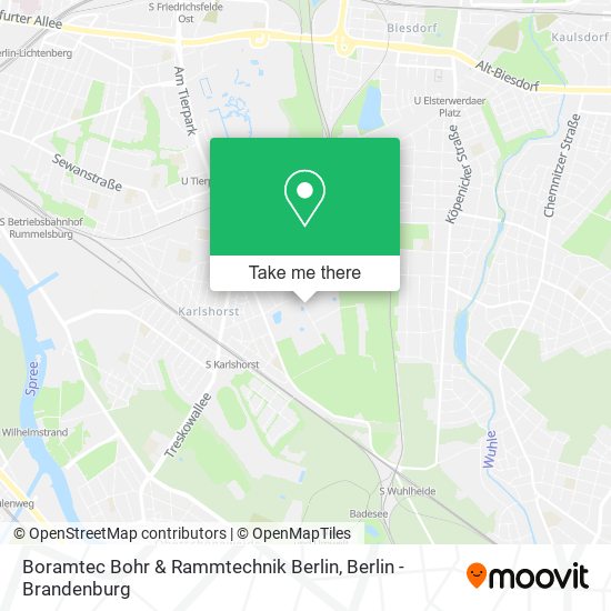 Boramtec Bohr & Rammtechnik Berlin map