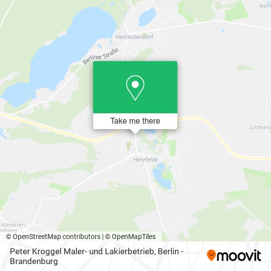 Карта Peter Kroggel Maler- und Lakierbetrieb