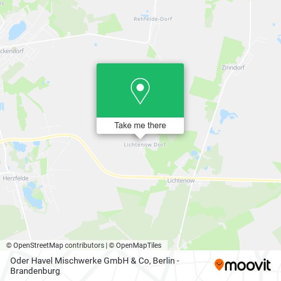 Oder Havel Mischwerke GmbH & Co map