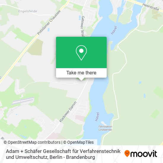 Adam + Schäfer Gesellschaft für Verfahrenstechnik und Umweltschutz map