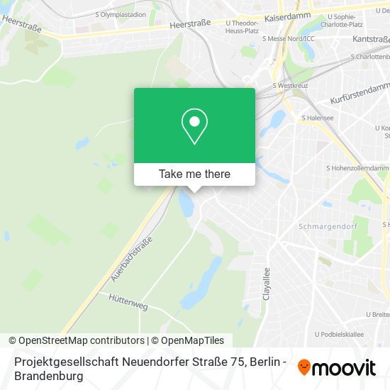 Карта Projektgesellschaft Neuendorfer Straße 75