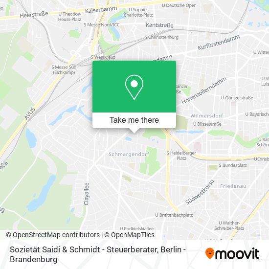 Sozietät Saidi & Schmidt - Steuerberater map