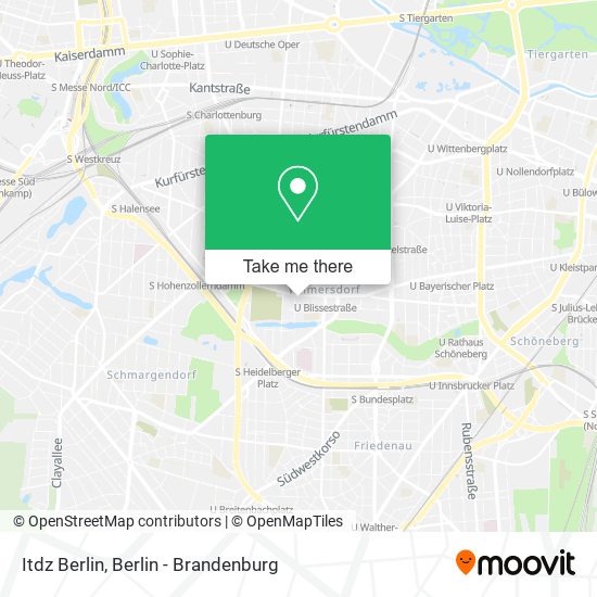 Карта Itdz Berlin