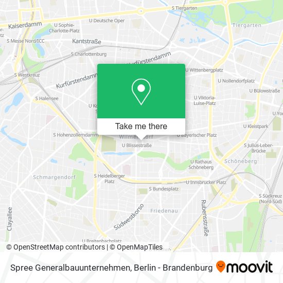 Spree Generalbauunternehmen map