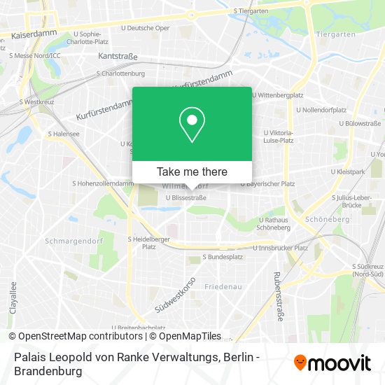 Palais Leopold von Ranke Verwaltungs map