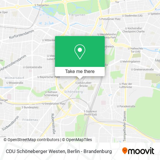 CDU Schöneberger Westen map