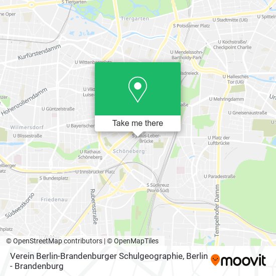 Карта Verein Berlin-Brandenburger Schulgeographie