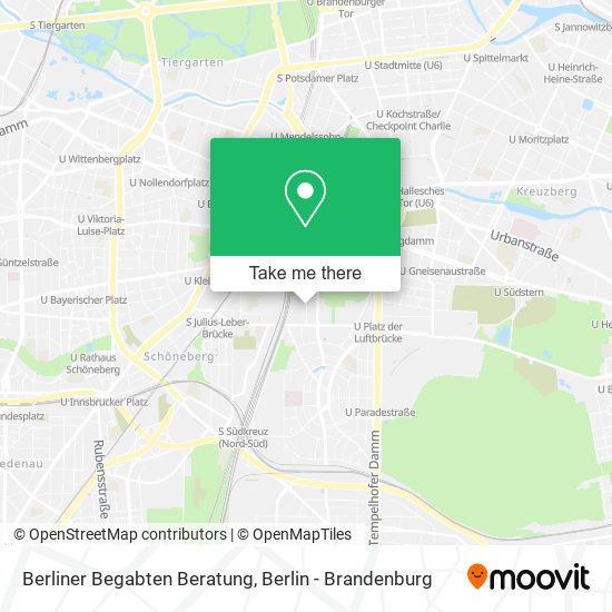 Карта Berliner Begabten Beratung