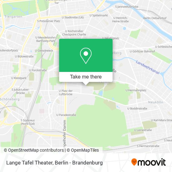 Lange Tafel Theater map