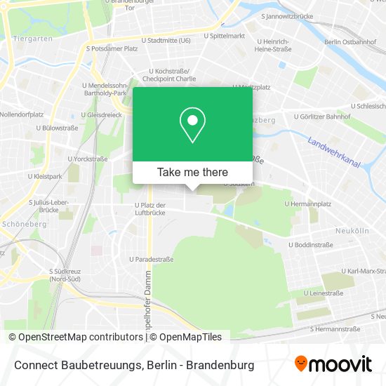 Connect Baubetreuungs map