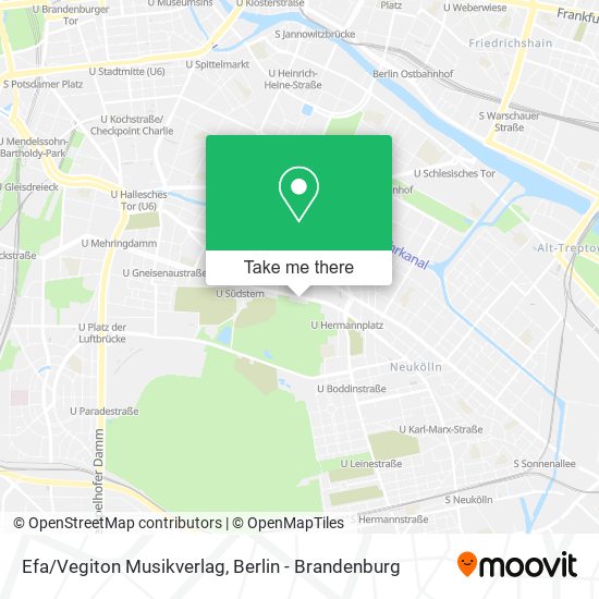 Efa/Vegiton Musikverlag map