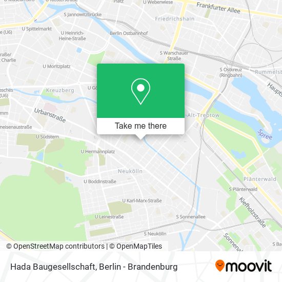 Hada Baugesellschaft map