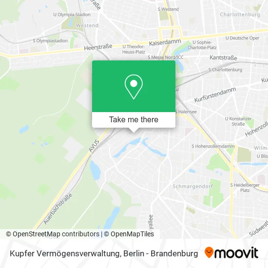 Карта Kupfer Vermögensverwaltung