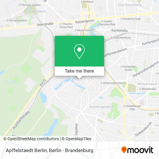 Карта Apffelstaedt Berlin