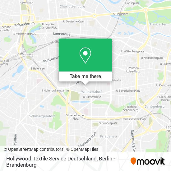 Карта Hollywood Textile Service Deutschland