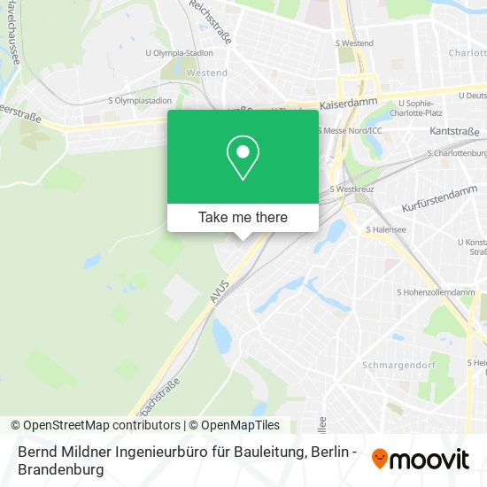 Карта Bernd Mildner Ingenieurbüro für Bauleitung