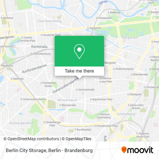 Карта Berlin City Storage