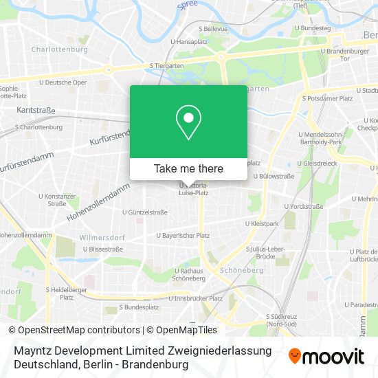 Карта Mayntz Development Limited Zweigniederlassung Deutschland