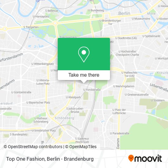 Top One Fashion map