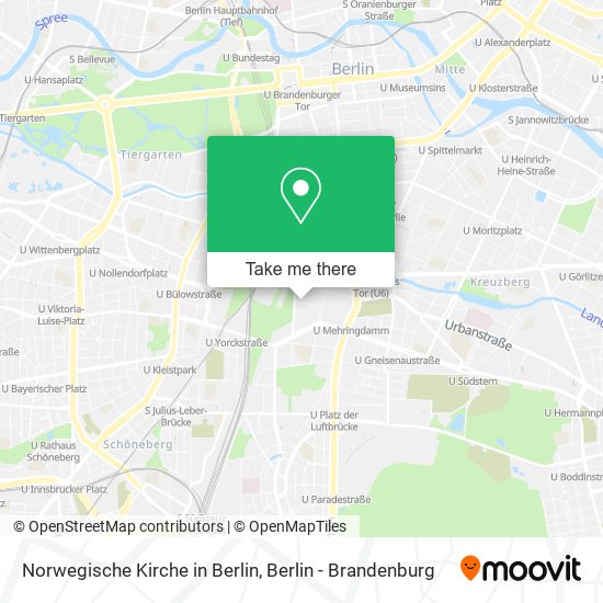 Norwegische Kirche in Berlin map