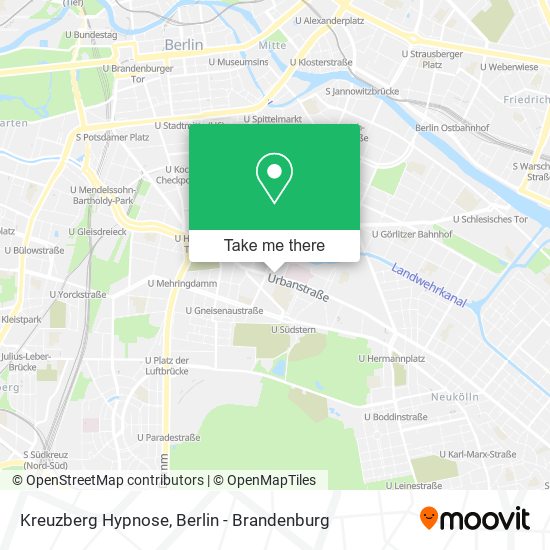 Kreuzberg Hypnose map