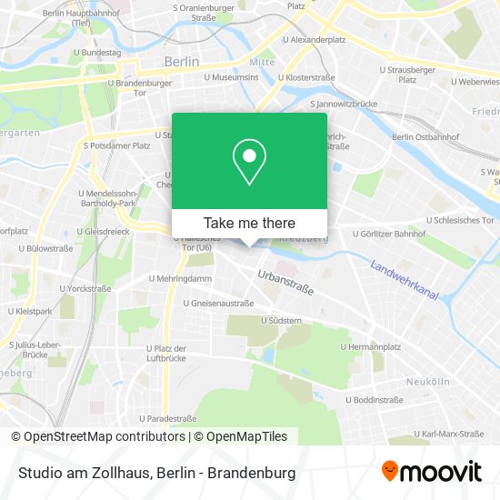 Studio am Zollhaus map