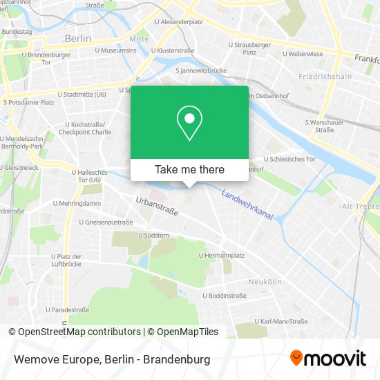 Wemove Europe map