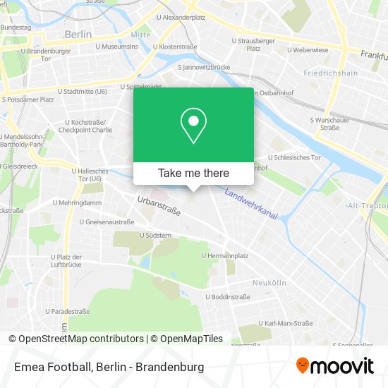 Emea Football map