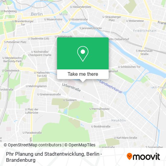 Phr Planung und Stadtentwicklung map