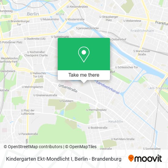 Kindergarten Ekt-Mondlicht I map