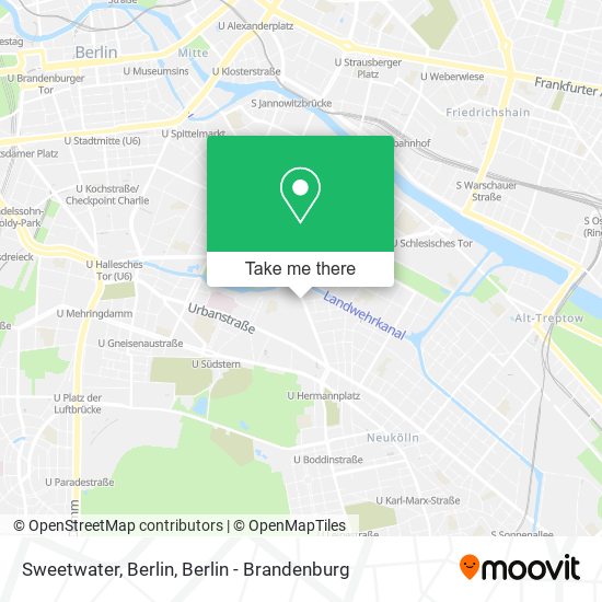 Sweetwater, Berlin map