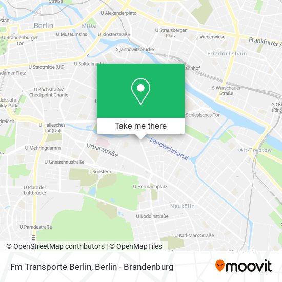 Карта Fm Transporte Berlin