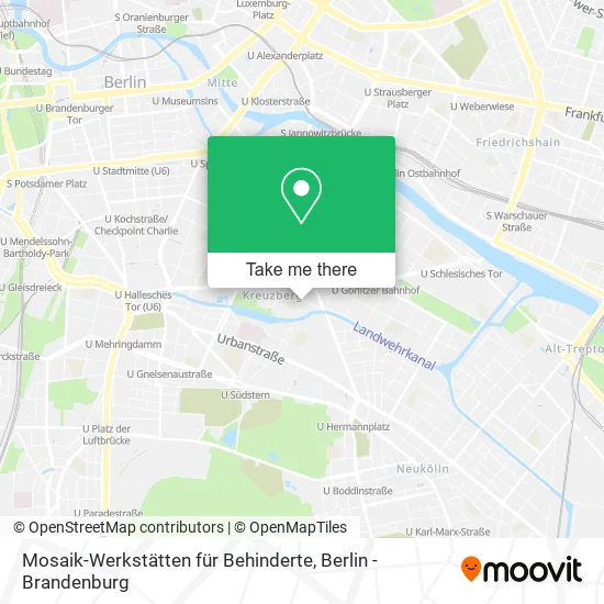 Карта Mosaik-Werkstätten für Behinderte