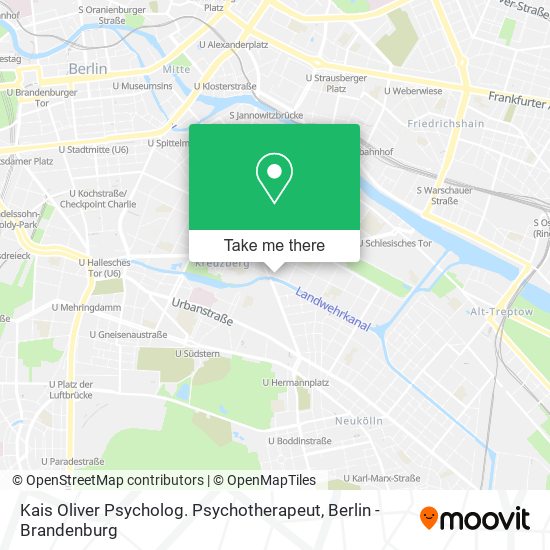 Kais Oliver Psycholog. Psychotherapeut map